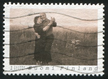 Couple Dancing Tango